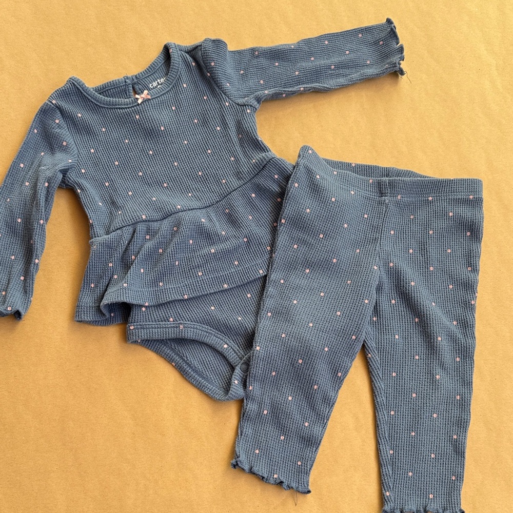 Carter's Blue and Pink Kids Matching Set